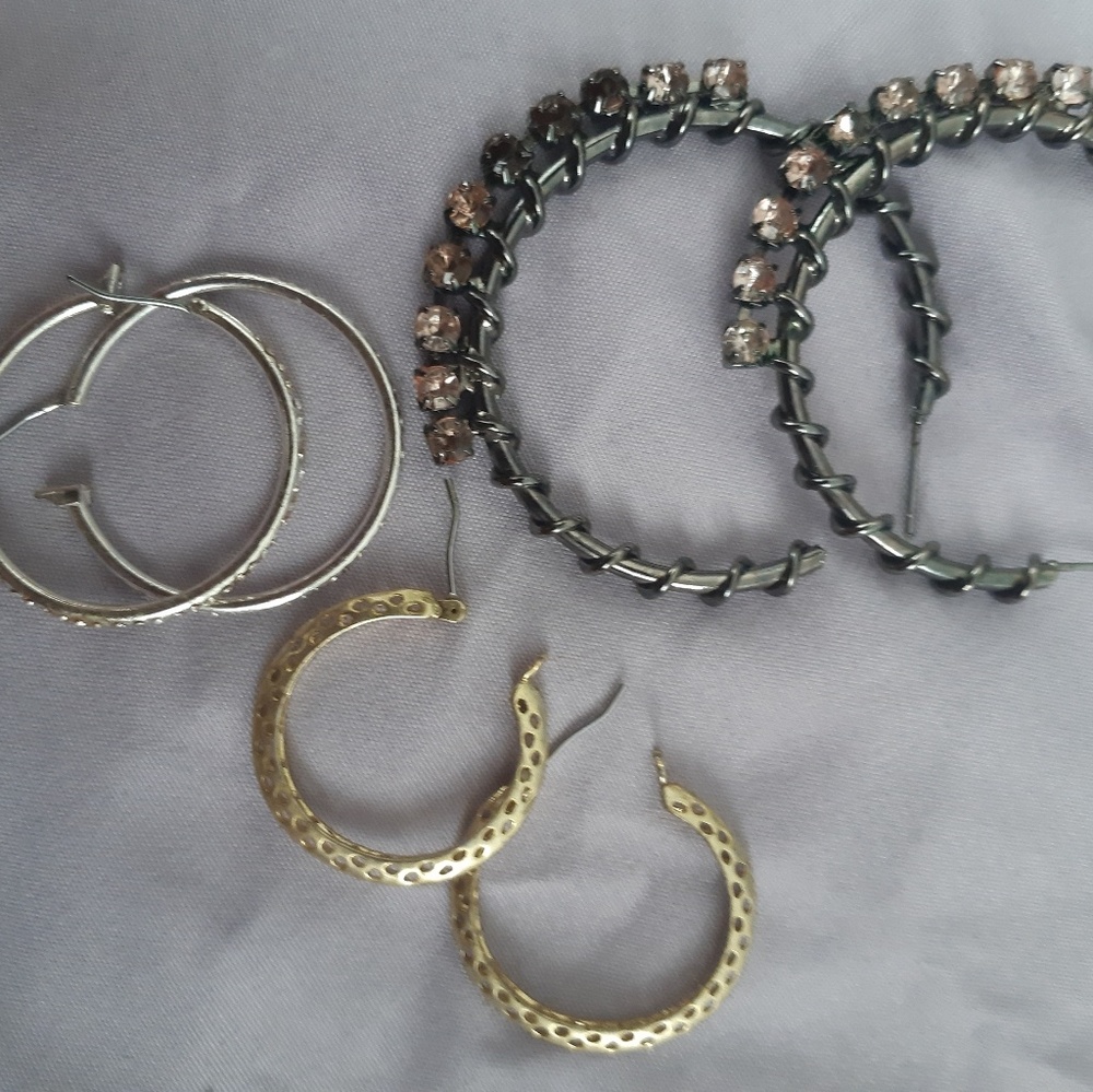 Pre loved Hoop Earring Lot